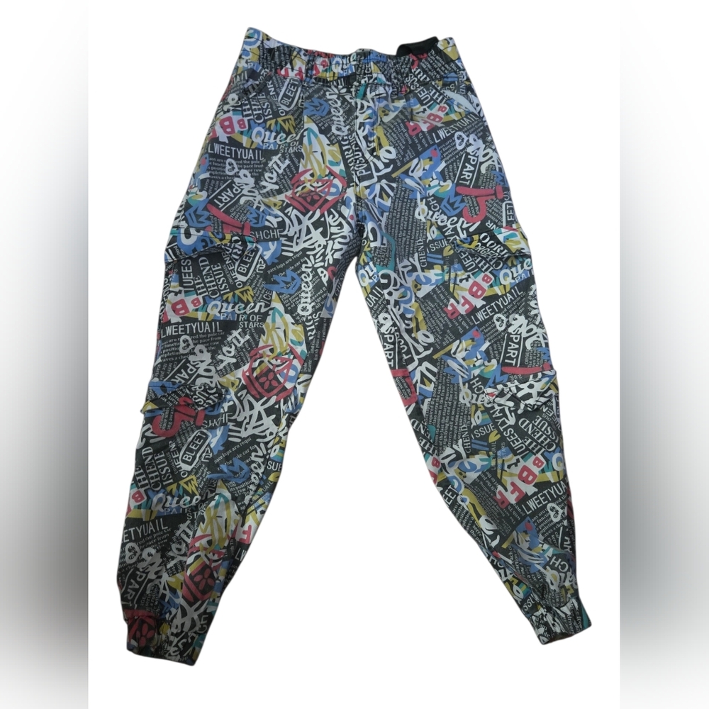 V.I.P Grafitti Streetwear Vintage Y2k Jogger Pants Women' s Size 11/30